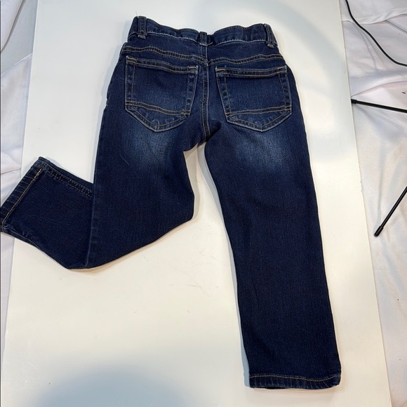 Cat & Jack Kids' Blue Jeans, super stretch, 4T, straight leg, adjustable waist - Picture 6 of 6